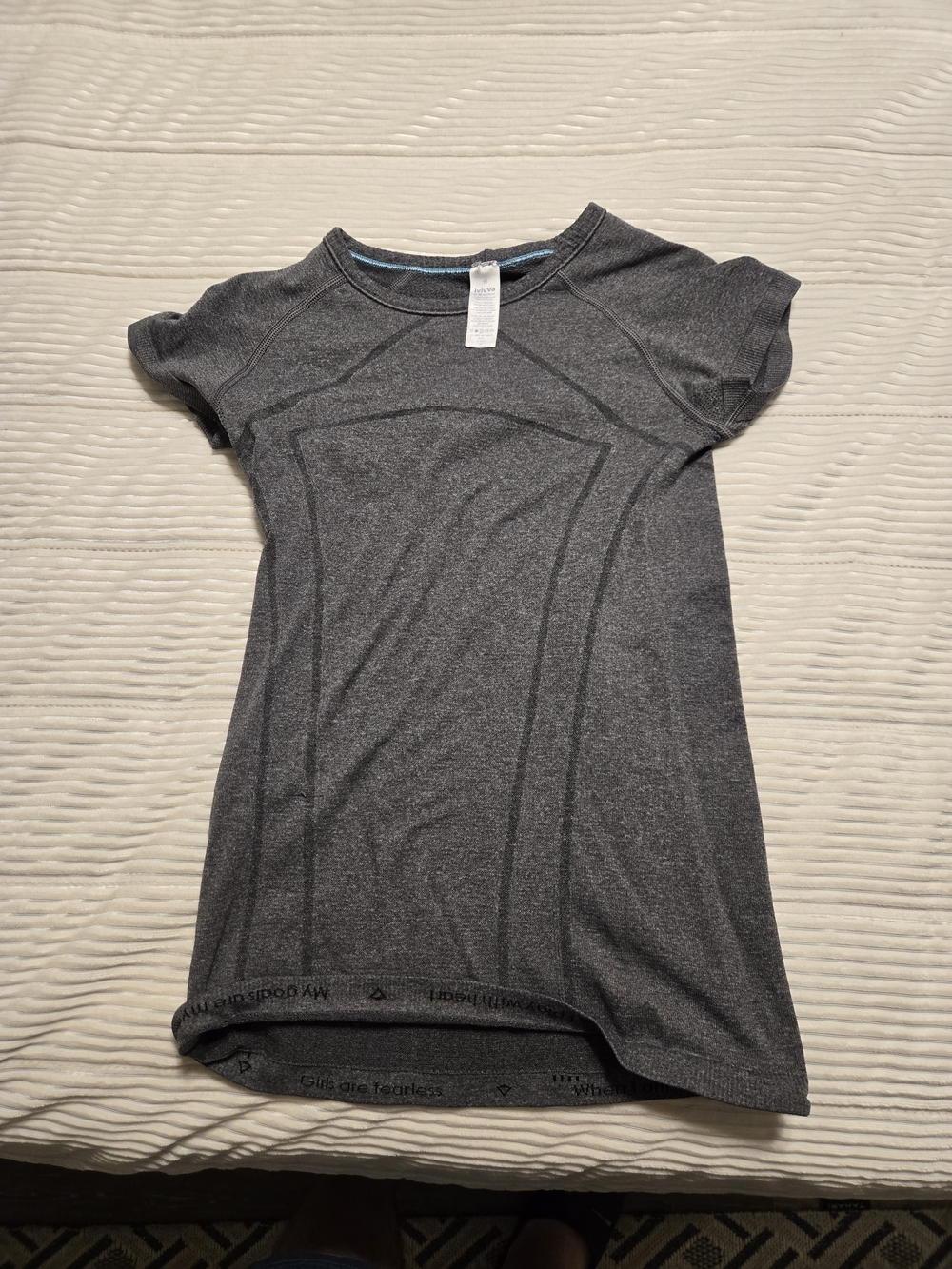 Ivivva By Lululemon Charcoal Gray Performance Tank Top